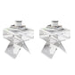 Modernistic Geometric Accent Side Table Acrylic Sofa Side Accent Table Clear 2 Clearhalo 'Coffee & Accent Tables' 'End & Side Tables' 'end_side_tables' 'furn' 'furn_end_side_tables' 'Furniture' 'Living Room Furniture' 6856188