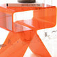 Modernistic Geometric Accent Side Table Acrylic Sofa Side Accent Table Clearhalo 'Coffee & Accent Tables' 'End & Side Tables' 'end_side_tables' 'furn' 'furn_end_side_tables' 'Furniture' 'Living Room Furniture' 6856195