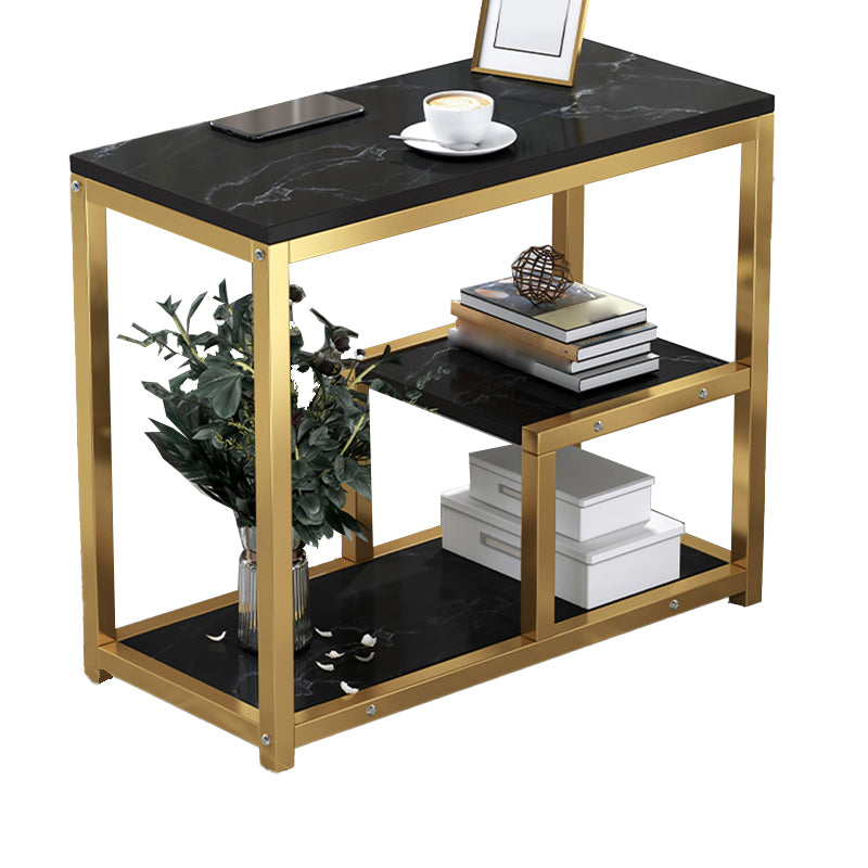 Industrial Rectangular Corner Table Metal Side End Snack Table Clearhalo 'Coffee & Accent Tables' 'End & Side Tables' 'end_side_tables' 'furn' 'furn_end_side_tables' 'Furniture' 'Living Room Furniture' 6856282