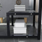 Industrial Rectangular Accent Side Table Metal Side End Snack Table Clearhalo 'Coffee & Accent Tables' 'End & Side Tables' 'end_side_tables' 'furn' 'furn_end_side_tables' 'Furniture' 'Living Room Furniture' 6856305