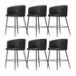 Taburete de bar moderno, taburetes de bar con respaldo de cuero para comedor con patas de metal