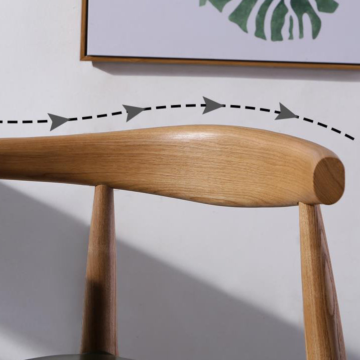 Faux Leather Dining Stools Industrial Bar Stool with Wood Base Clearhalo 'Bar Furniture' 'Bar Stools' 'bar_stools' 'furn' 'furn_bar_stools' 'Furniture' 'Kitchen & Dining Furniture' 6856612