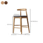 Faux Leather Dining Stools Industrial Bar Stool with Wood Base Clearhalo 'Bar Furniture' 'Bar Stools' 'bar_stools' 'furn' 'furn_bar_stools' 'Furniture' 'Kitchen & Dining Furniture' 6856620