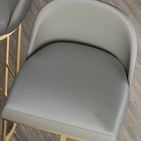 GLAM ARMLESS BACKRESTカウンタースツール鉄のバースツールとキッチン用のペダル