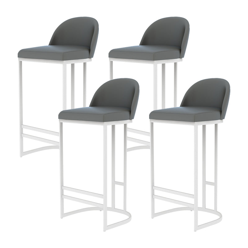 GLAM ARMLESS BACKRESTカウンタースツール鉄のバースツールとキッチン用のペダル