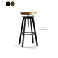 Modern Backless Barstool Wooden Counter Bar Stool with Metal Legs Clearhalo 'Bar Furniture' 'Bar Stools' 'bar_stools' 'furn' 'furn_bar_stools' 'Furniture' 'Kitchen & Dining Furniture' 6856686