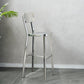 Tabouret de style de style industriel Silver Metal Barstol pour le salon