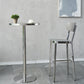 Tabouret de style de style industriel Silver Metal Barstol pour le salon