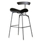 Modern Style Counter Stool Faux Leather Saddle Seat Bar Stool for Indoor Clearhalo 'Bar Furniture' 'Bar Stools' 'bar_stools' 'furn' 'furn_bar_stools' 'Furniture' 'Kitchen & Dining Furniture' 6856741