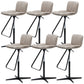 Industrial Armless Counter Stool Leather Adjustable Height Bar Stool for Indoor
