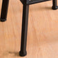 Tabouret de comptoir rotatif industriel sans bras, tabouret de Bar en fer avec pédale pour café