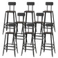 Modern Style Counter Stool Square Low Back Bar Stool for Indoor