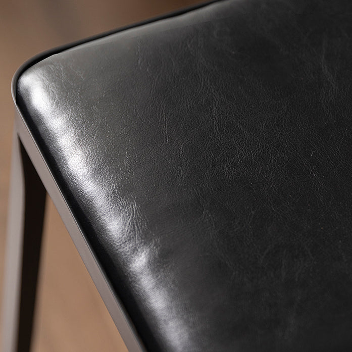 Modern Style Counter Stool Square Low Back Bar Stool for Indoor