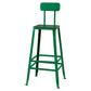 Modern Style Counter Stool Square Low Back Bar Stool for Indoor