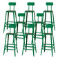 Modern Style Counter Stool Square Low Back Bar Stool for Indoor