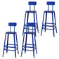 Modern Style Counter Stool Square Low Back Bar Stool for Indoor