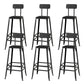 Modern Style Counter Stool Square Low Back Bar Stool for Indoor