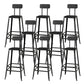 Modern Style Counter Stool Square Low Back Bar Stool for Indoor