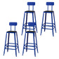 Modern Style Counter Stool Square Low Back Bar Stool for Indoor