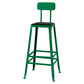 Modern Style Counter Stool Square Low Back Bar Stool for Indoor