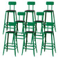 Modern Style Counter Stool Square Low Back Bar Stool for Indoor