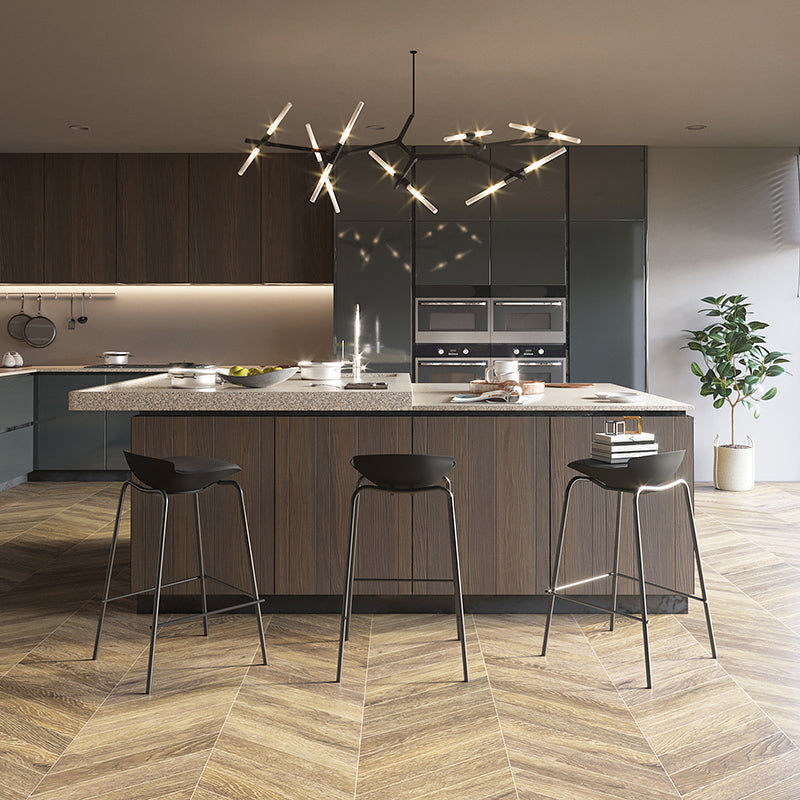 Modern Style Counter Stool Faux Leather Counter-height Stool for Indoor Clearhalo 'Bar Furniture' 'Bar Stools' 'bar_stools' 'furn' 'furn_bar_stools' 'Furniture' 'Kitchen & Dining Furniture' 6857054