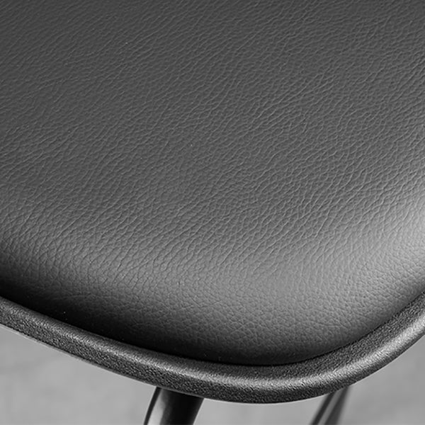 Modern Style Counter Stool Faux Leather Counter-height Stool for Indoor Clearhalo 'Bar Furniture' 'Bar Stools' 'bar_stools' 'furn' 'furn_bar_stools' 'Furniture' 'Kitchen & Dining Furniture' 6857062