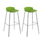 Modern Style Counter Stool Faux Leather Counter-height Stool for Indoor Green 2 Piece Set Clearhalo 'Bar Furniture' 'Bar Stools' 'bar_stools' 'furn' 'furn_bar_stools' 'Furniture' 'Kitchen & Dining Furniture' 6857075