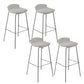 Modern Style Counter Stool Faux Leather Counter-height Stool for Indoor White 4 Piece Set Clearhalo 'Bar Furniture' 'Bar Stools' 'bar_stools' 'furn' 'furn_bar_stools' 'Furniture' 'Kitchen & Dining Furniture' 6857096
