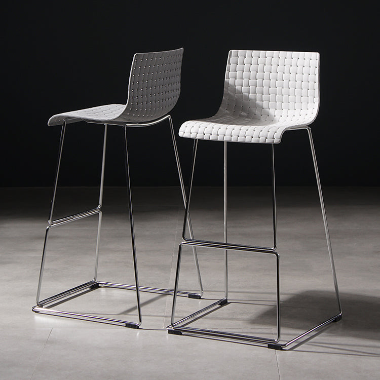Tabouret de bar sans bras de tabouret de comptoir en plastique industriel pour le salon