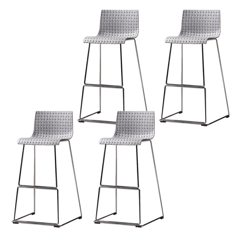 Tabouret de bar sans bras de tabouret de comptoir en plastique industriel pour le salon