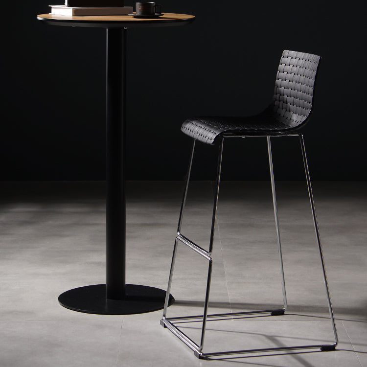 Tabouret de bar sans bras de tabouret de comptoir en plastique industriel pour le salon