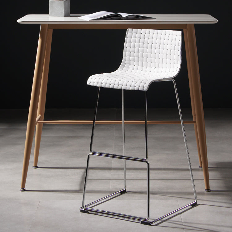 Tabouret de bar sans bras de tabouret de comptoir en plastique industriel pour le salon