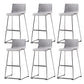 Tabouret de bar sans bras de tabouret de comptoir en plastique industriel pour le salon