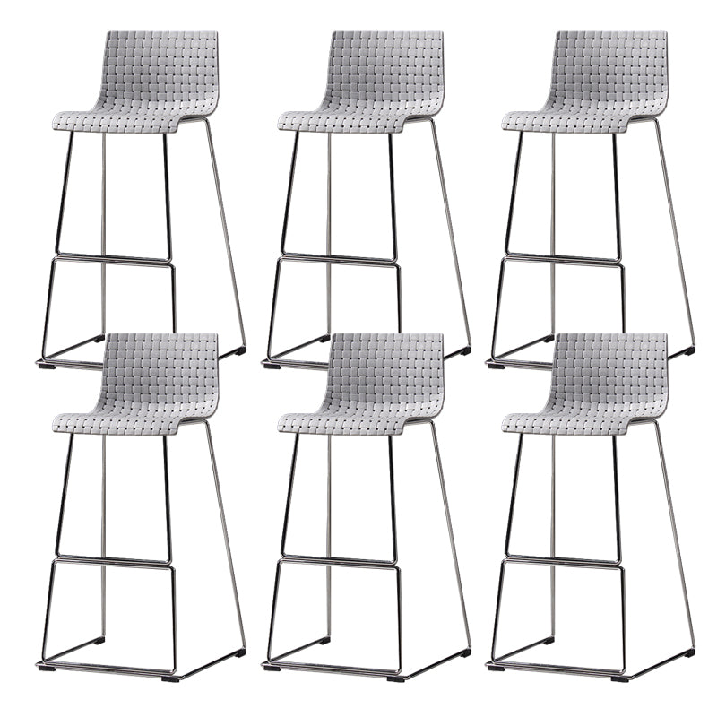 Tabouret de bar sans bras de tabouret de comptoir en plastique industriel pour le salon