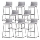 Tabouret de bar sans bras de tabouret de comptoir en plastique industriel pour le salon