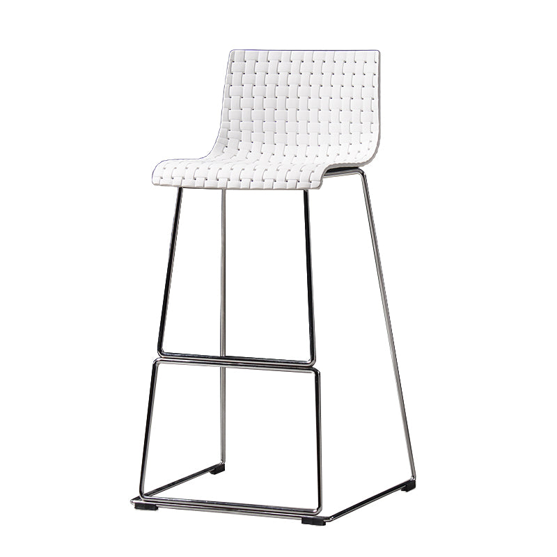 Tabouret de bar sans bras de tabouret de comptoir en plastique industriel pour le salon