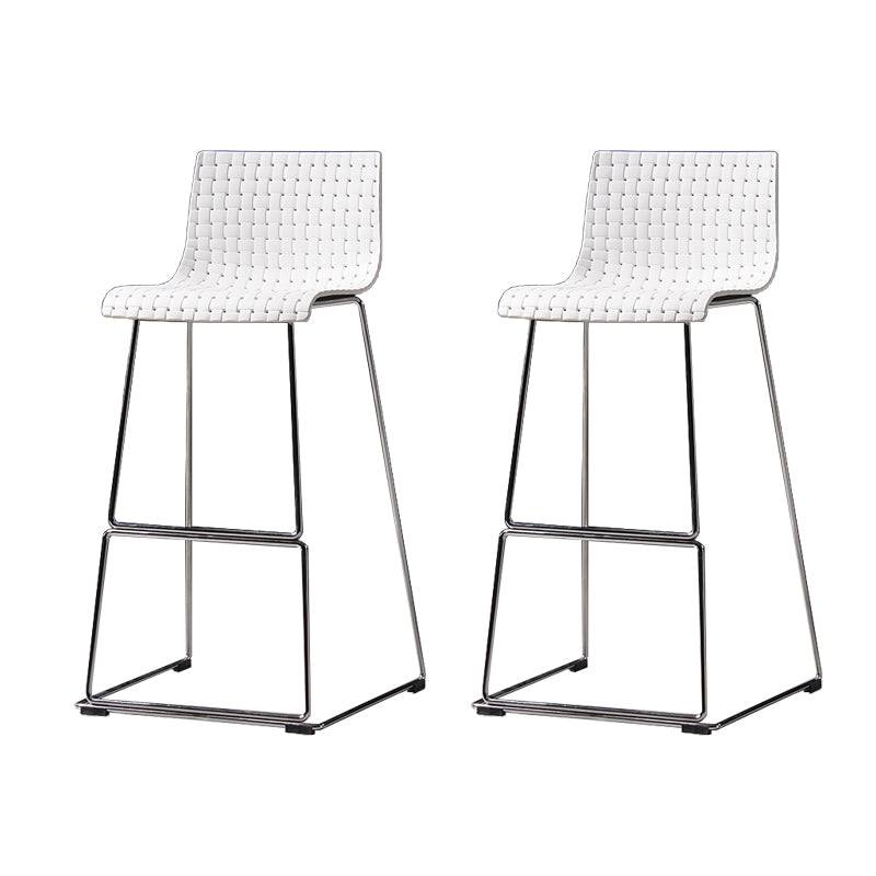 Tabouret de bar sans bras de tabouret de comptoir en plastique industriel pour le salon