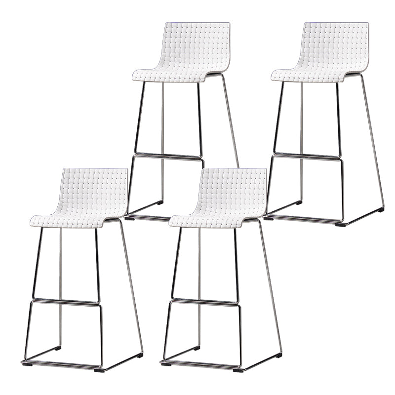 Tabouret de bar sans bras de tabouret de comptoir en plastique industriel pour le salon
