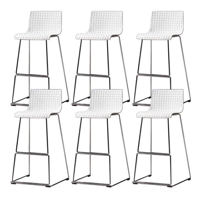 Tabouret de bar sans bras de tabouret de comptoir en plastique industriel pour le salon