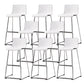 Tabouret de bar sans bras de tabouret de comptoir en plastique industriel pour le salon