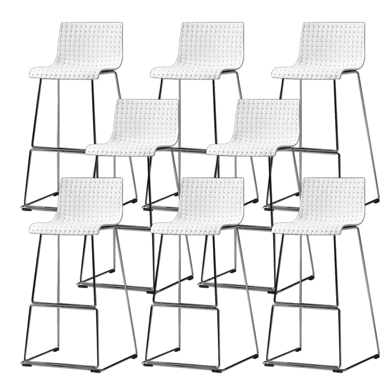 Tabouret de bar sans bras de tabouret de comptoir en plastique industriel pour le salon