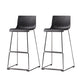 Tabouret de bar sans bras de tabouret de comptoir en plastique industriel pour le salon