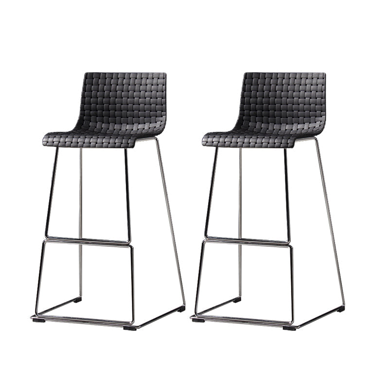 Tabouret de bar sans bras de tabouret de comptoir en plastique industriel pour le salon