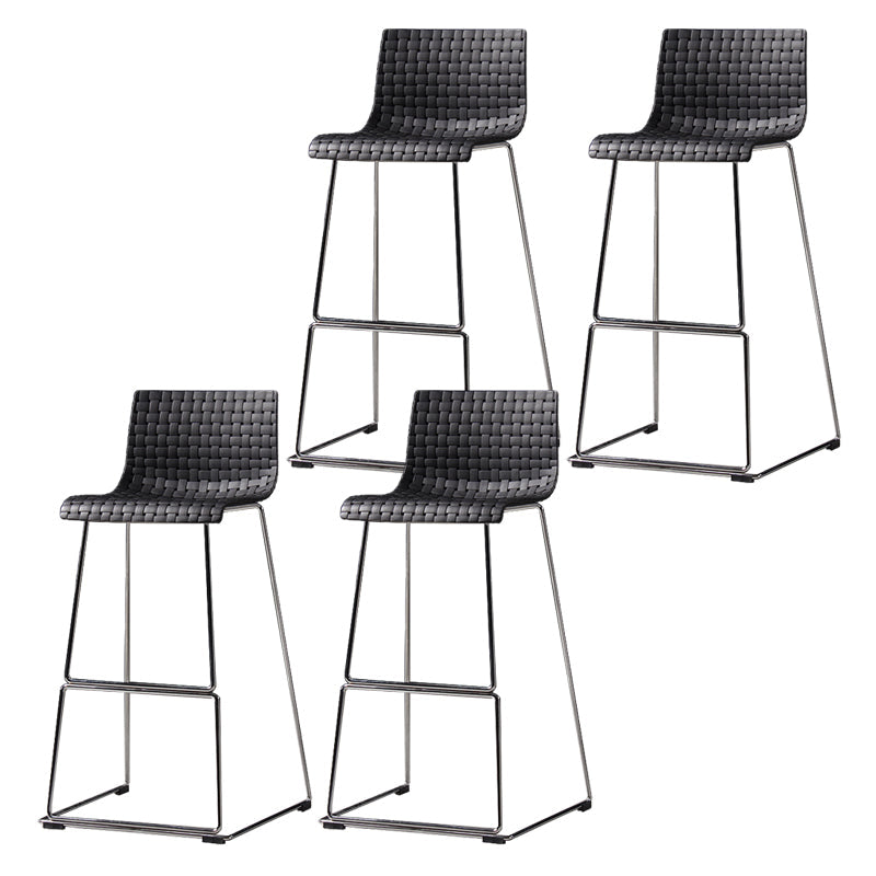 Tabouret de bar sans bras de tabouret de comptoir en plastique industriel pour le salon