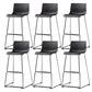 Tabouret de bar sans bras de tabouret de comptoir en plastique industriel pour le salon