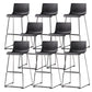Tabouret de bar sans bras de tabouret de comptoir en plastique industriel pour le salon