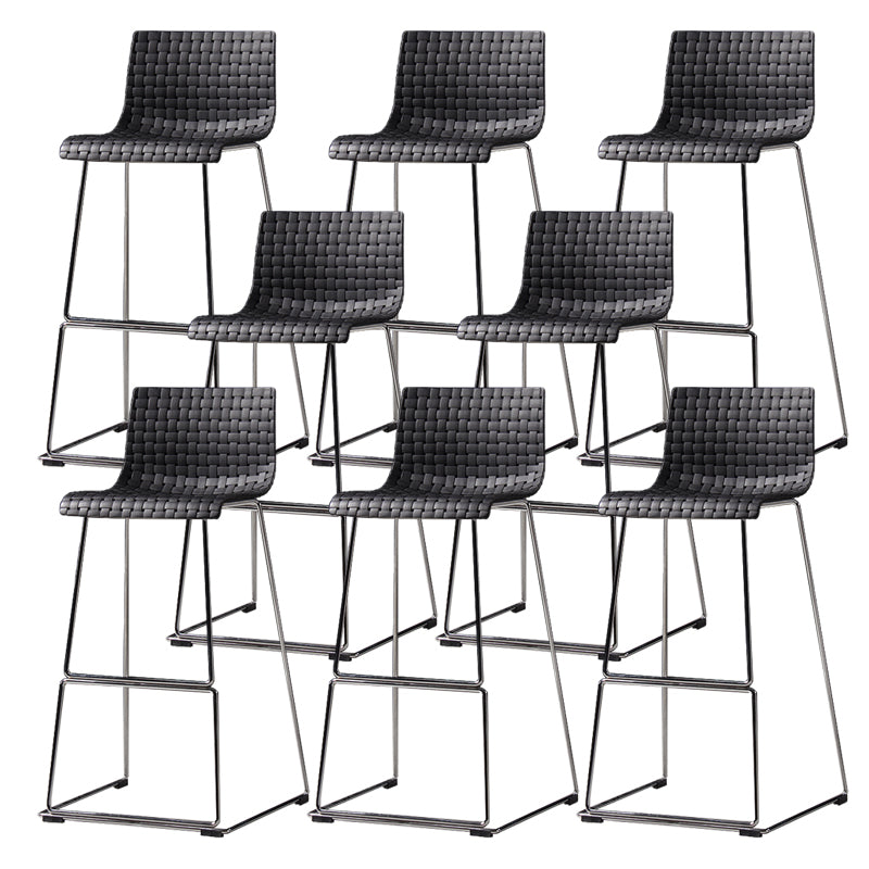 Tabouret de bar sans bras de tabouret de comptoir en plastique industriel pour le salon