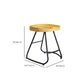 Modern Armless Backless Counter Stool Iron Bar Stool with Pedal for Milk Tea Shop Clearhalo 'Bar Furniture' 'Bar Stools' 'bar_stools' 'furn' 'furn_bar_stools' 'Furniture' 'Kitchen & Dining Furniture' 6857154