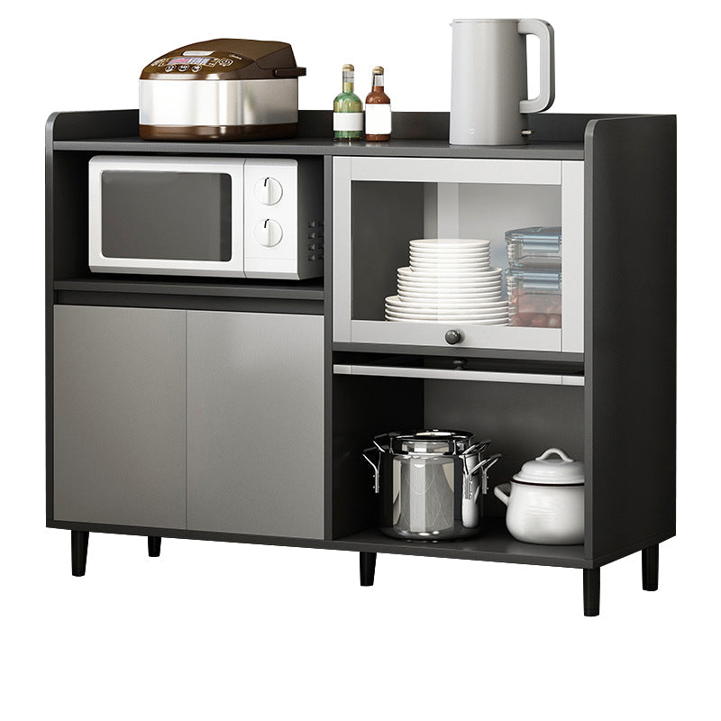 Wood Buffetサイドボードキャビネットを備えたモダンおよびコンテンポラリーサーバー